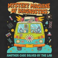 Groovy Mystery Machine Of Diagnostics Lab Tech Lab Week 2025 Cool Comfort Performance Bucket Hat
