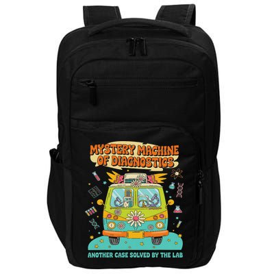 Groovy Mystery Machine Of Diagnostics Lab Tech Lab Week 2025 Impact Tech Backpack