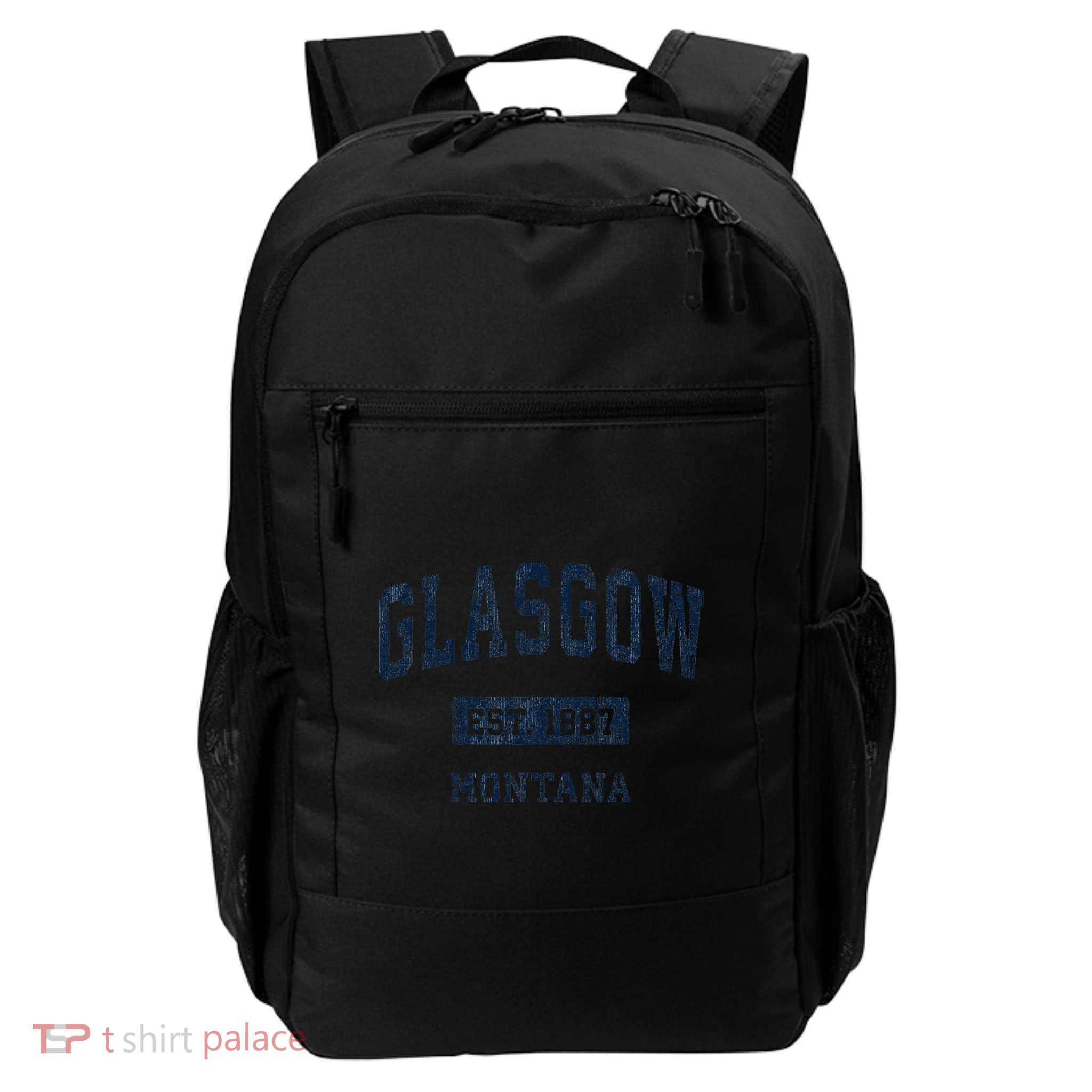 Glasgow Montana Mt Vintage Established Backpack