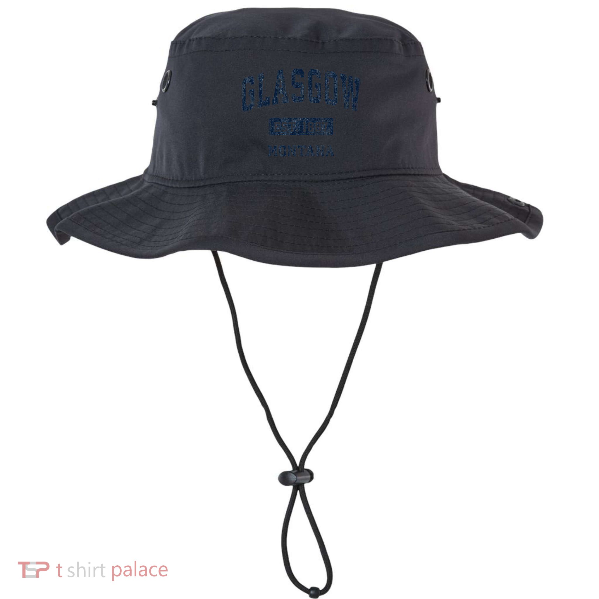 Glasgow Montana Mt Vintage Established Bucket Hat