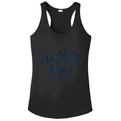 Glasgow Montana Mt Vintage Established Ladies PosiCharge Competitor Racerback Tank