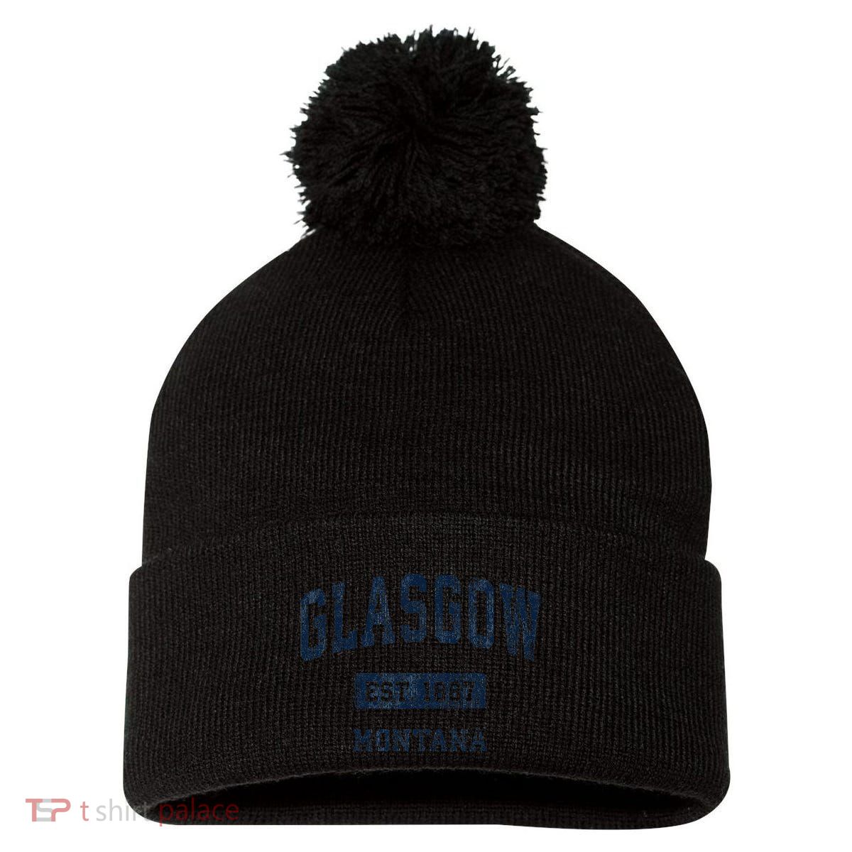 Glasgow Montana Mt Vintage Established Pom Pom 12in Knit Beanie