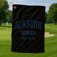 Glasgow Montana Mt Vintage Established Golf Towel