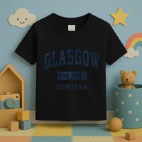Glasgow Montana Mt Vintage Established Toddler T-Shirt