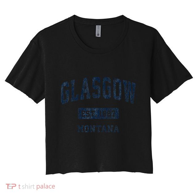 Glasgow Montana Mt Vintage Established Crop Top