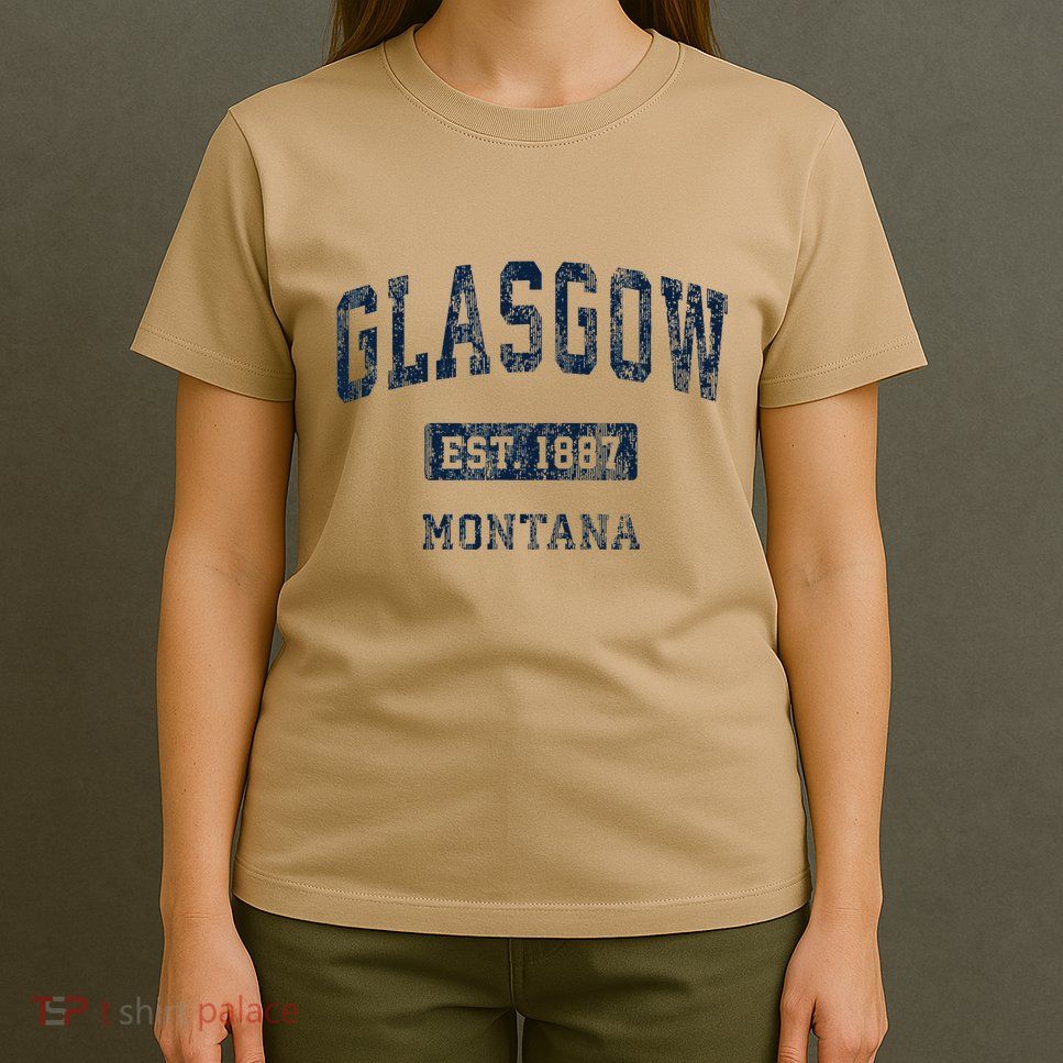 Glasgow Montana Mt Vintage Established T-Shirt
