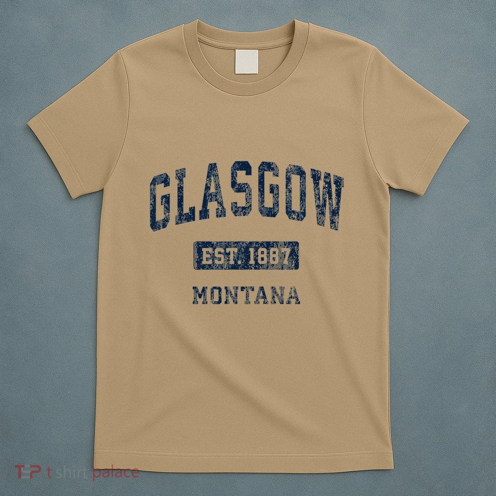 Glasgow Montana Mt Vintage Established T-Shirt