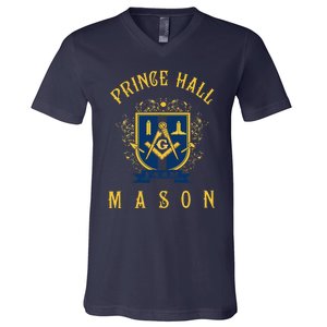 Greats Mason Masonic Prince Hall Masons Fathers Day Gift V-Neck T-Shirt