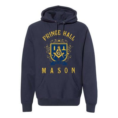 Greats Mason Masonic Prince Hall Masons Fathers Day Gift Premium Hoodie