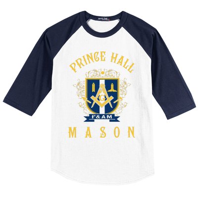 Greats Mason Masonic Prince Hall Masons Fathers Day Gift Baseball Sleeve Shirt