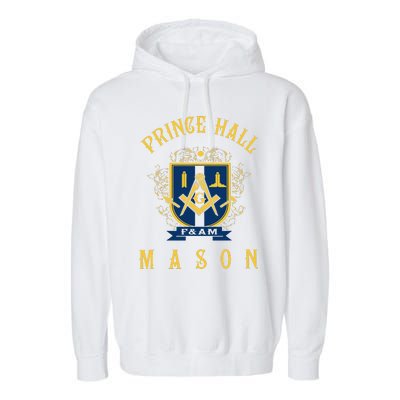 Greats Mason Masonic Prince Hall Masons Fathers Day Gift Garment-Dyed Fleece Hoodie