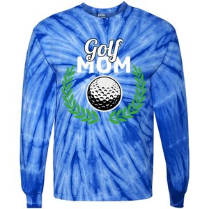 Golf Mom Mother's Day Golf Moms Golfing Moms Cute Gift Tie-Dye Long Sleeve Shirt