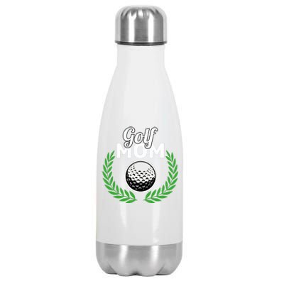 Golf Mom Mother's Day Golf Moms Golfing Moms Cute Gift Stainless Steel Insulated Water Bottle