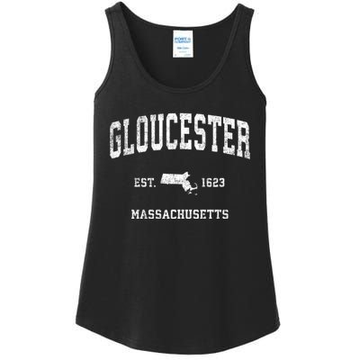 Gloucester Massachusetts Ma Vintage Sports Ladies Essential Tank