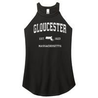 Gloucester Massachusetts Ma Vintage Sports Women’s Perfect Tri Rocker Tank