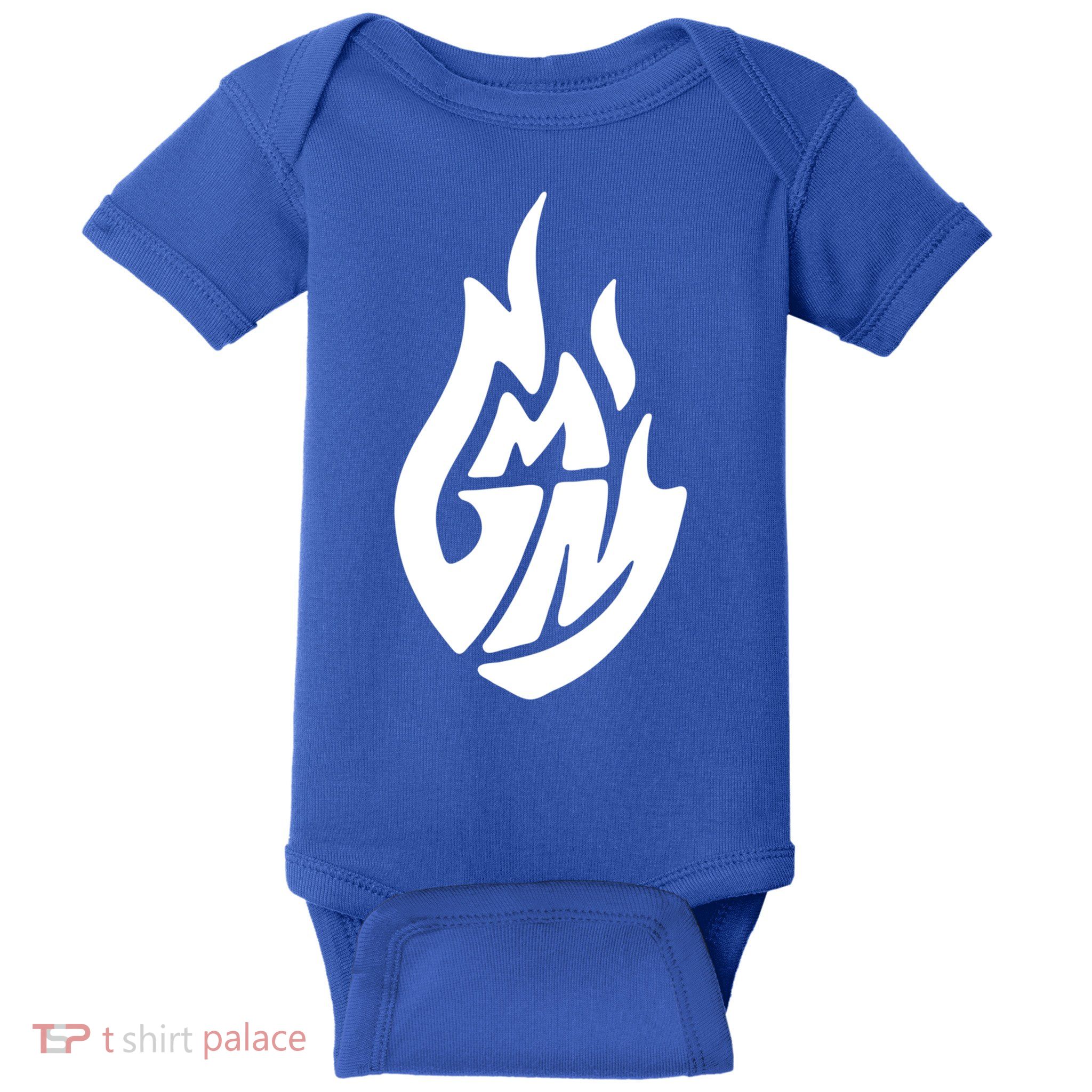 Good Mythical Morning Black Logo Gift Baby Bodysuit