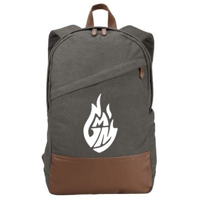 Good Mythical Morning Black Logo Gift Cotton Canvas Backpack