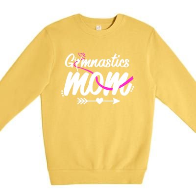 Gymnastics Mom Mama Cute Gymnast Mother's Day Gift Premium Crewneck Sweatshirt