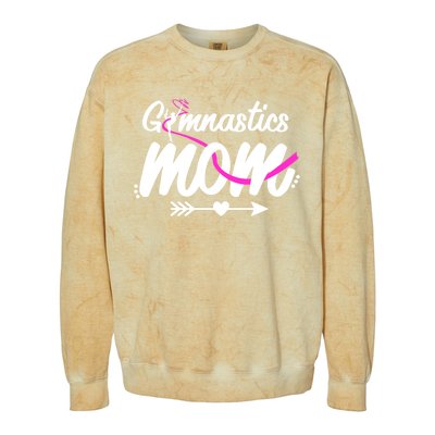 Gymnastics Mom Mama Cute Gymnast Mother's Day Gift Colorblast Crewneck Sweatshirt