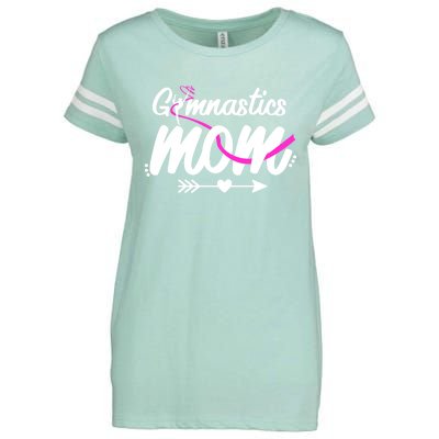 Gymnastics Mom Mama Cute Gymnast Mother's Day Gift Enza Ladies Jersey Football T-Shirt