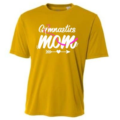 Gymnastics Mom Mama Cute Gymnast Mother's Day Gift Cooling Performance Crew T-Shirt