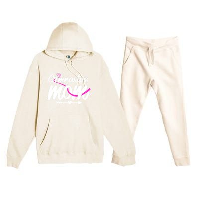 Gymnastics Mom Mama Cute Gymnast Mother's Day Gift Premium Hooded Sweatsuit Set