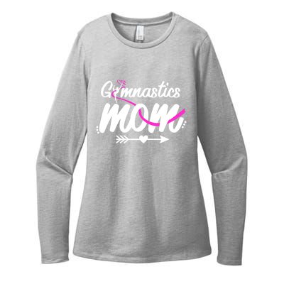 Gymnastics Mom Mama Cute Gymnast Mother's Day Gift Womens CVC Long Sleeve Shirt