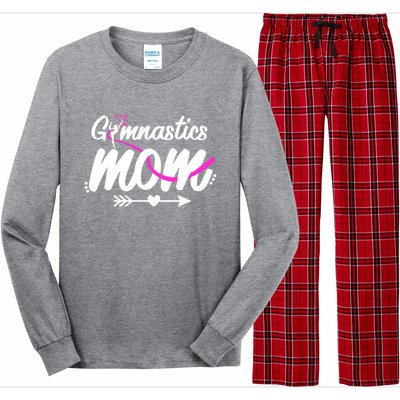 Gymnastics Mom Mama Cute Gymnast Mother's Day Gift Long Sleeve Pajama Set