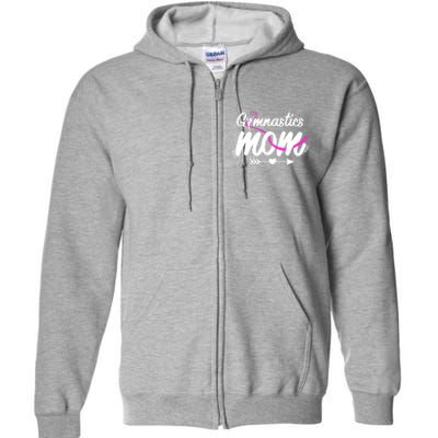 Gymnastics Mom Mama Cute Gymnast Mother's Day Gift Full Zip Hoodie