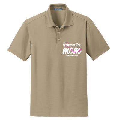 Gymnastics Mom Mama Cute Gymnast Mother's Day Gift Dry Zone Grid Polo