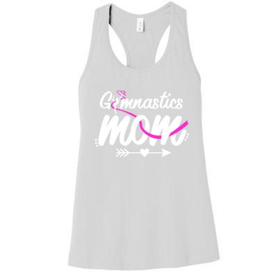 Gymnastics Mom Mama Cute Gymnast Mother's Day Gift Women's Racerback Tank