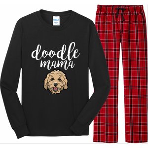 Goldendoodle Mama Meaningful Gift Cute Doodle Mom Gift Long Sleeve Pajama Set