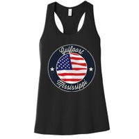 Gulfport Mississippi MS Vacation Souvenir Graphic Women's Racerback Tank