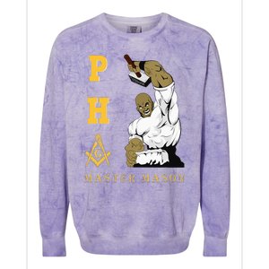 Greats Mason Masonic Pha Master Masons FatherS Colorblast Crewneck Sweatshirt