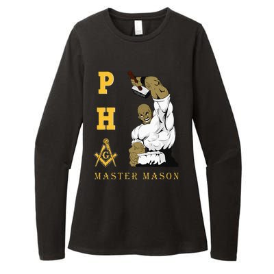 Greats Mason Masonic Pha Master Masons FatherS Womens CVC Long Sleeve Shirt