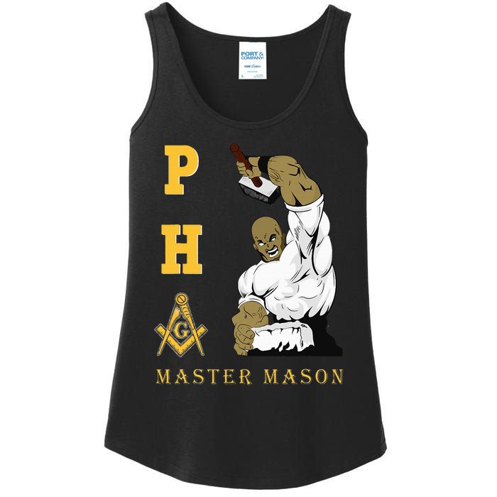 Greats Mason Masonic Pha Master Masons FatherS Ladies Essential Tank