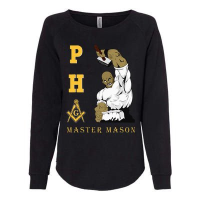 Greats Mason Masonic Pha Master Masons FatherS Womens California Wash Sweatshirt