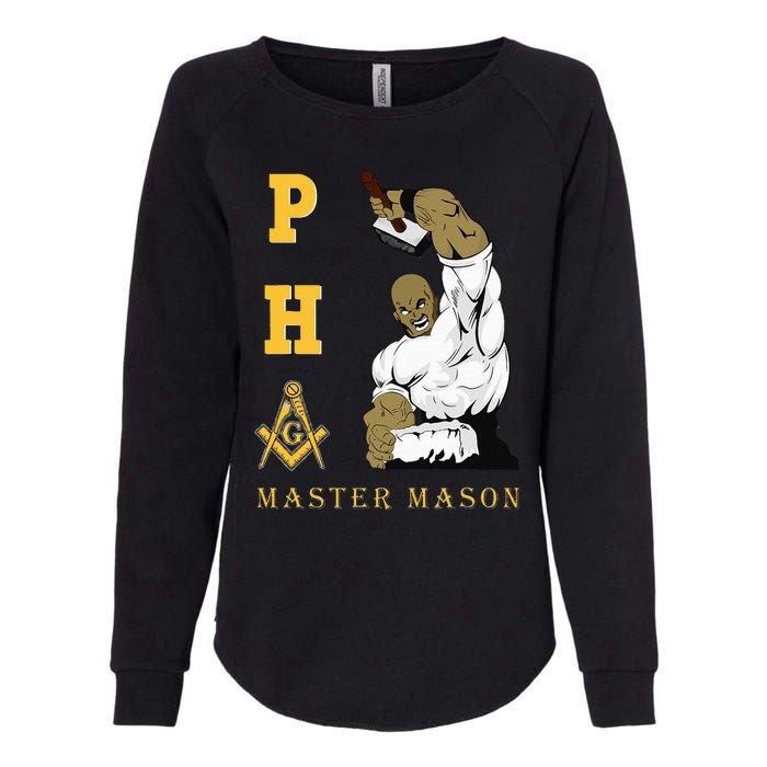 Greats Mason Masonic Pha Master Masons FatherS Womens California Wash Sweatshirt