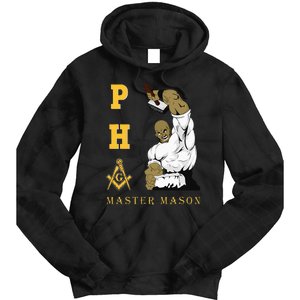 Greats Mason Masonic Pha Master Masons FatherS Tie Dye Hoodie