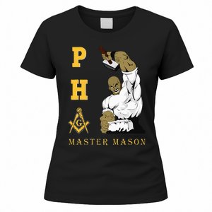 Greats Mason Masonic Pha Master Masons FatherS Women's T-Shirt