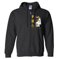 Greats Mason Masonic Pha Master Masons FatherS Full Zip Hoodie