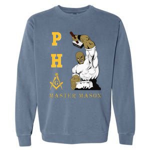 Greats Mason Masonic Pha Master Masons FatherS Garment-Dyed Sweatshirt