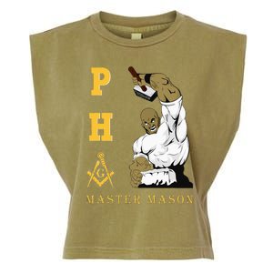 Greats Mason Masonic Pha Master Masons FatherS Garment-Dyed Women's Muscle Tee