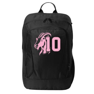 Goat Miami Mvp 10 Greatest Of All Time City Backpack