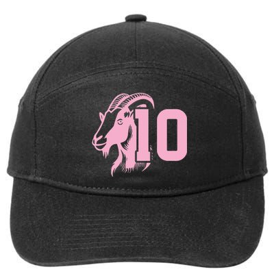 Goat Miami Mvp 10 Greatest Of All Time 7-Panel Snapback Hat