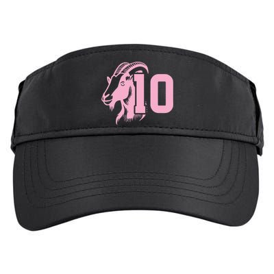 Goat Miami Mvp 10 Greatest Of All Time Adult Drive Performance Visor