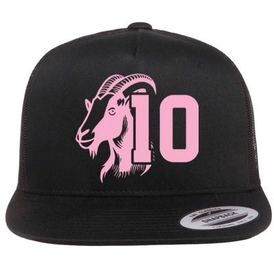 Goat Miami Mvp 10 Greatest Of All Time Flat Bill Trucker Hat