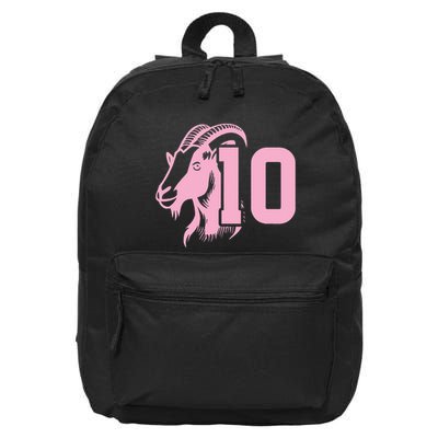 Goat Miami Mvp 10 Greatest Of All Time 16 in Basic Backpack