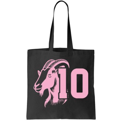 Goat Miami Mvp 10 Greatest Of All Time Tote Bag