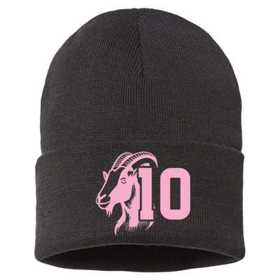 Goat Miami Mvp 10 Greatest Of All Time Sustainable Knit Beanie